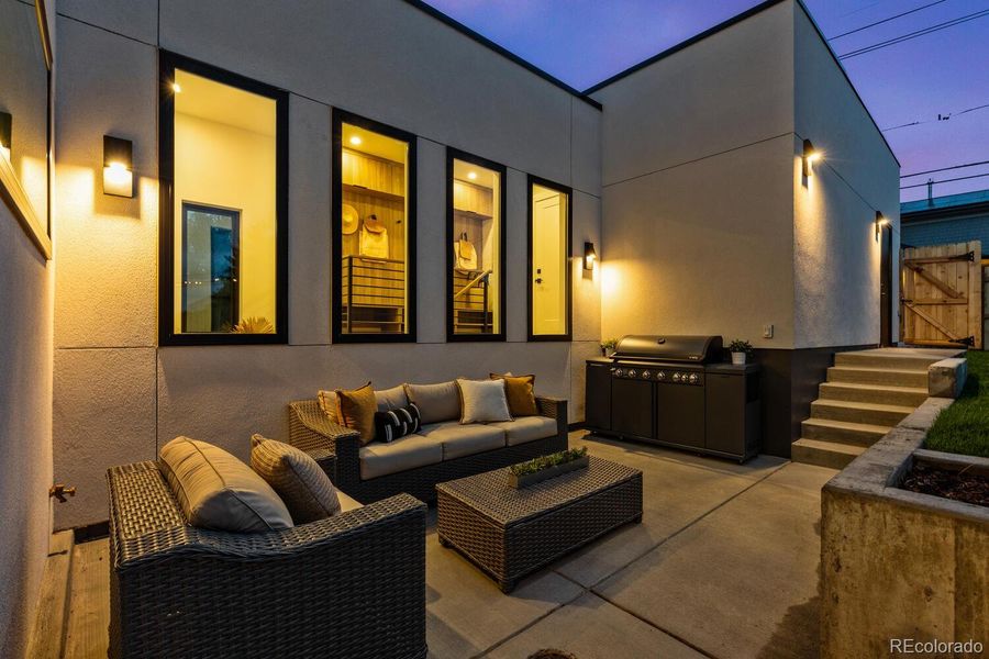 Furnished interior view inside a new home in , Denver (Image 40). Furnished interior view inside a new home in , Denver (Image 40).