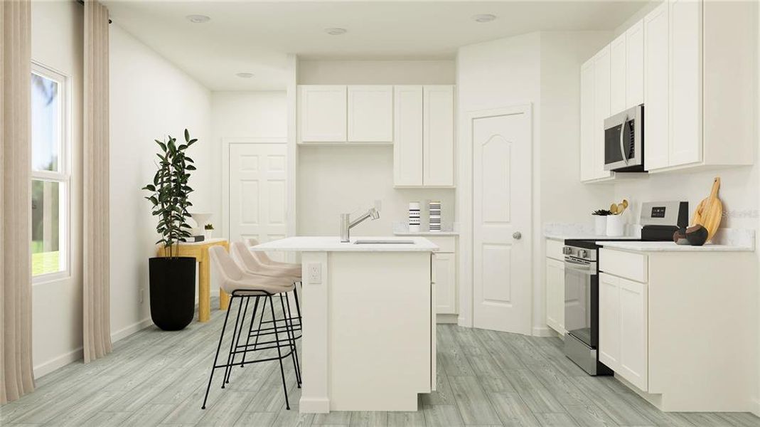 Furnished interior view inside a new home in Pioneer Ranch, Ocala (Image 5).