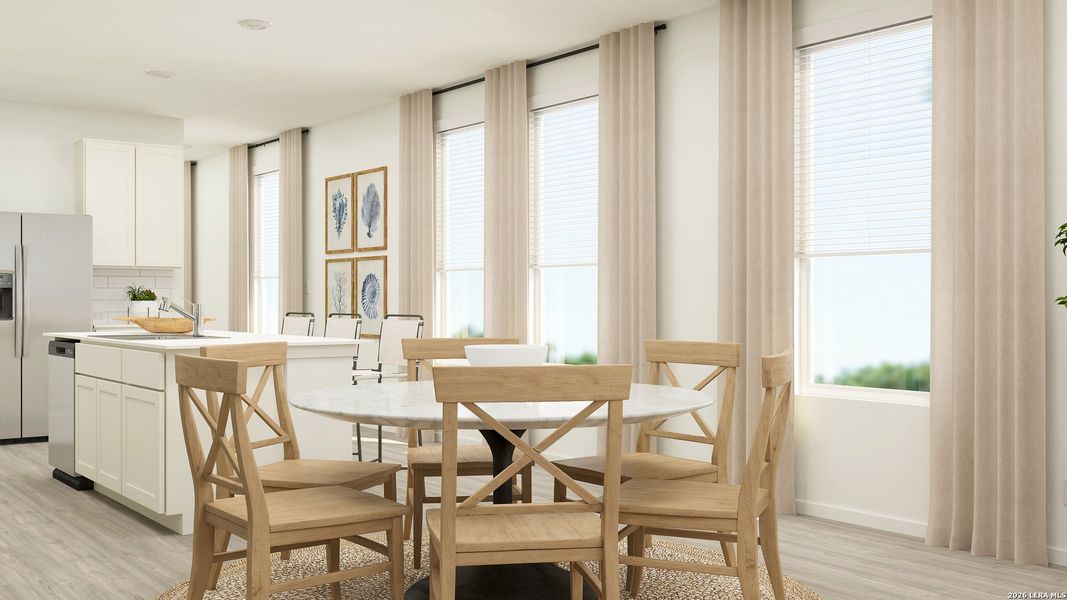 Furnished interior view inside a new home in Juniper Ranch, Spring Branch (Image 4).