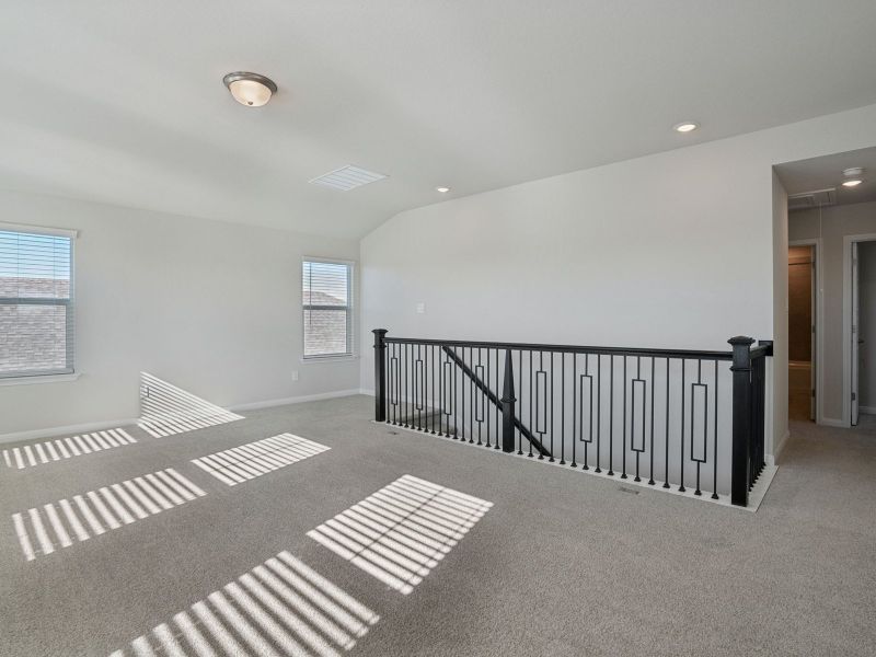 Spacious, unfurnished interior of a new home in Sagebrooke - Premier Series, San Antonio (Image 27). Spacious, unfurnished interior of a new home in Sagebrooke - Premier Series, San Antonio (Image 27).