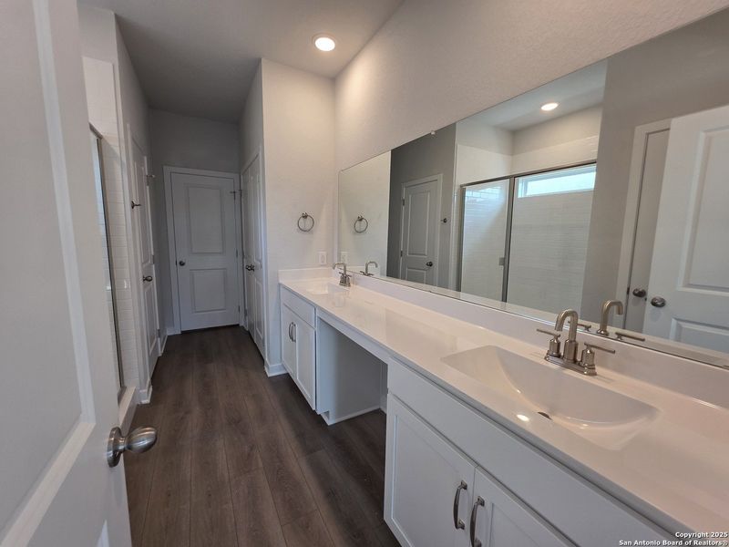 Furnished interior view inside a new home in The Summit at Saddlebrook Ranch 55's, Schertz (Image 4).