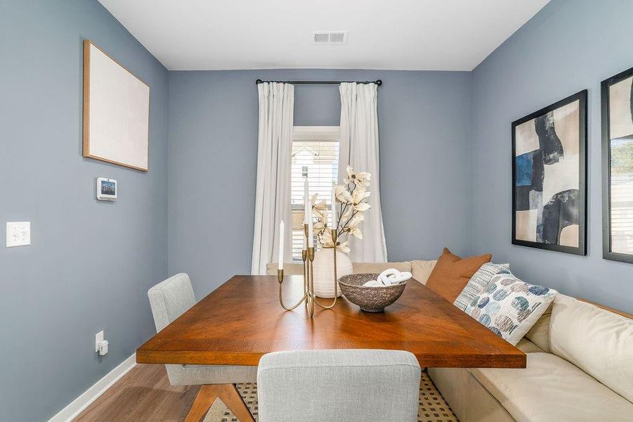 Furnished interior view inside a new home in The Cottages at East Lanier, Fayetteville (Image 12).