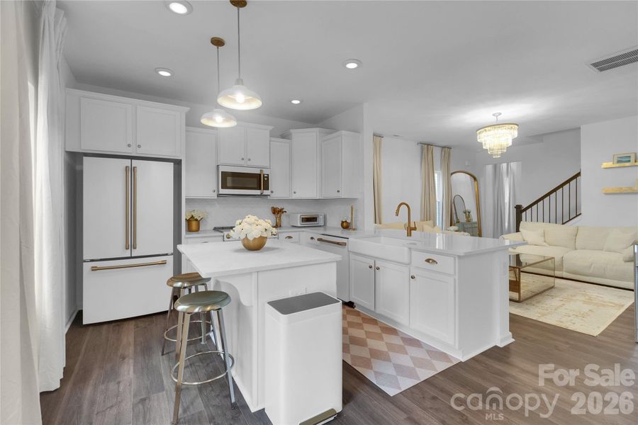 Furnished interior view inside a new home in Aubreywood, Charlotte (Image 42).