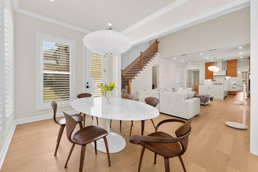 Furnished interior view inside a new home in , Alpharetta (Image 36).
