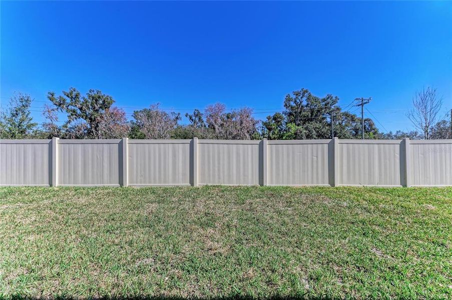 Exterior details and patio area of a home in Crosswind Point, Parrish (Image 23).