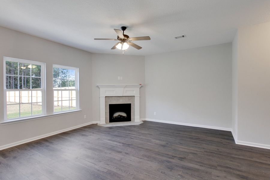 Representative unfurnished interior of a home built from the The Ryon by RTS Homes in Grand Reserve, Hinesville (Image 14).