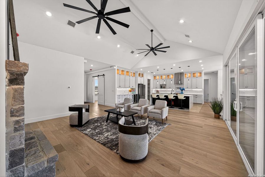 Furnished interior view inside a new home in , Bandera (Image 6). Furnished interior view inside a new home in , Bandera (Image 6).