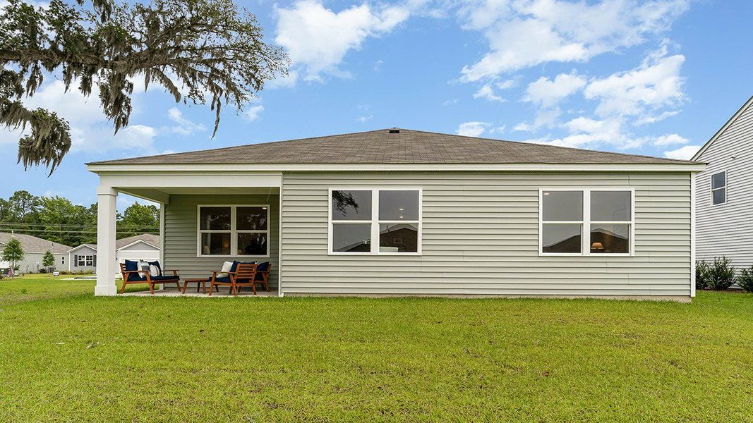 Representative exterior photo of a completed home built from the ARIA by D.R. Horton in Harper Meadows, Loris, SC (Image 2).