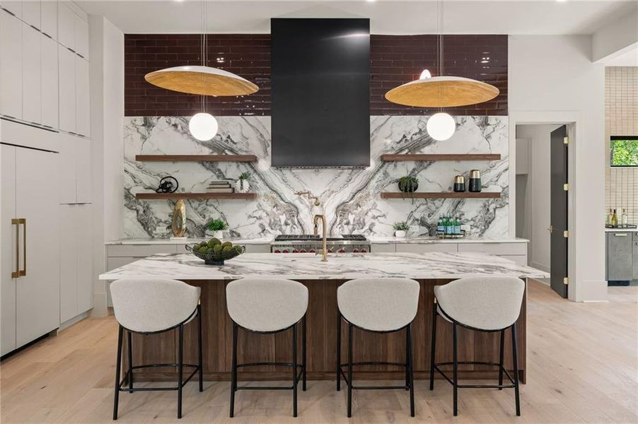 Furnished interior view inside a new home in , Atlanta (Image 12).