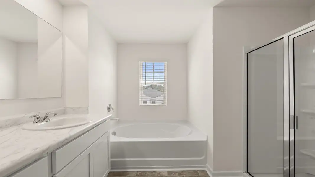 Furnished interior view inside a new home in Champion's Run, Lithonia (Image 10).