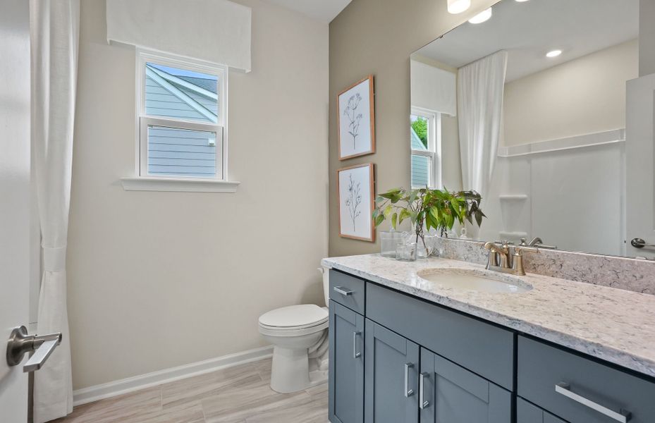 Representative furnished interior of a home built from the Bedrock by Pulte Homes in Riverstone, Monroe (Image 44). Representative furnished interior of a home built from the Bedrock by Pulte Homes in Riverstone, Monroe (Image 44).
