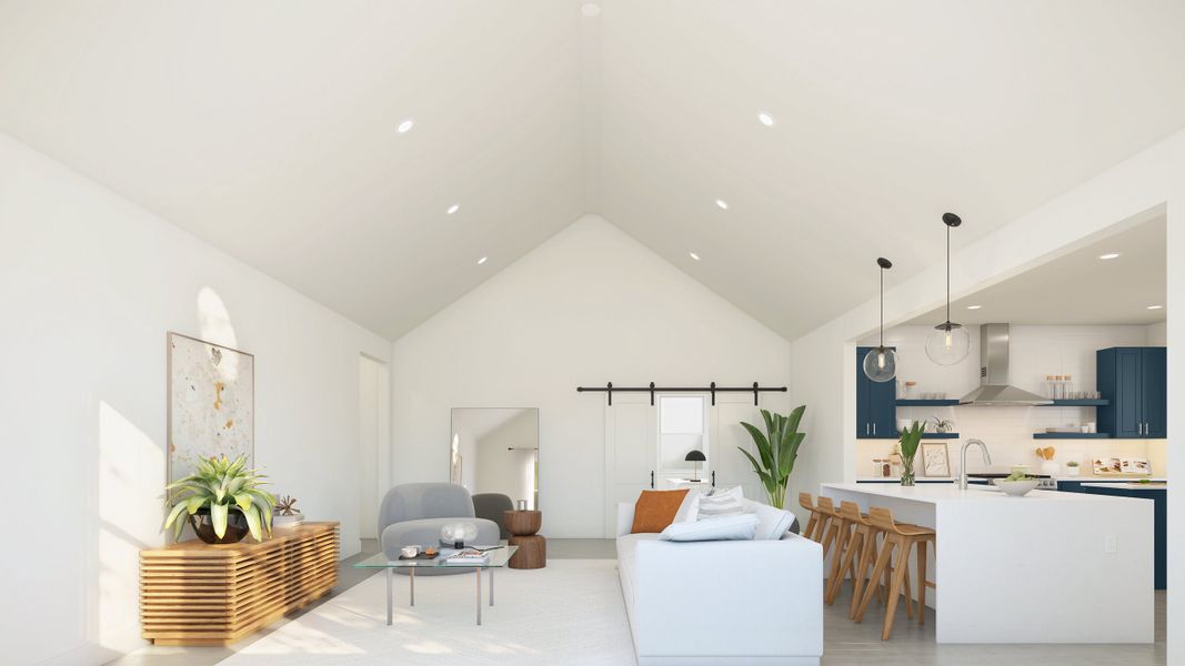 Representative furnished interior of a home built from the Juniper III by K. Hovnanian® Homes in River Ranch Estates, Dayton (Image 7).