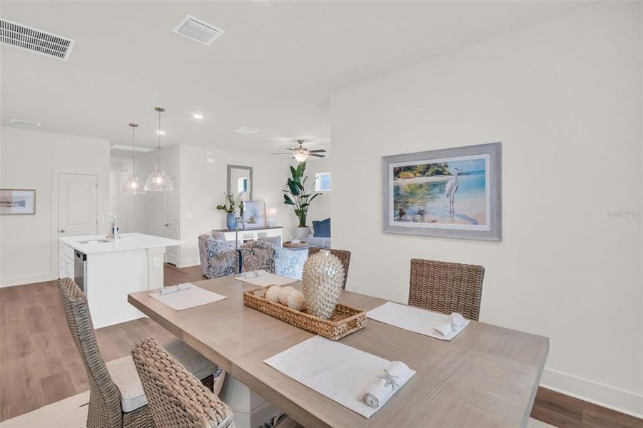Furnished interior view inside a new home in Arbor Meadows, Spring Hill (Image 6). Furnished interior view inside a new home in Arbor Meadows, Spring Hill (Image 6).