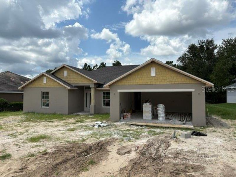 In-progress construction of a new home in Juliette Falls, Dunnellon, FL (Image 7). In-progress construction of a new home in Juliette Falls, Dunnellon, FL (Image 7).