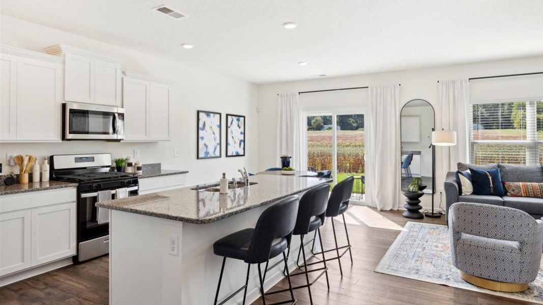 Furnished interior view inside a new home in Millstone Village, Morristown (Image 6).