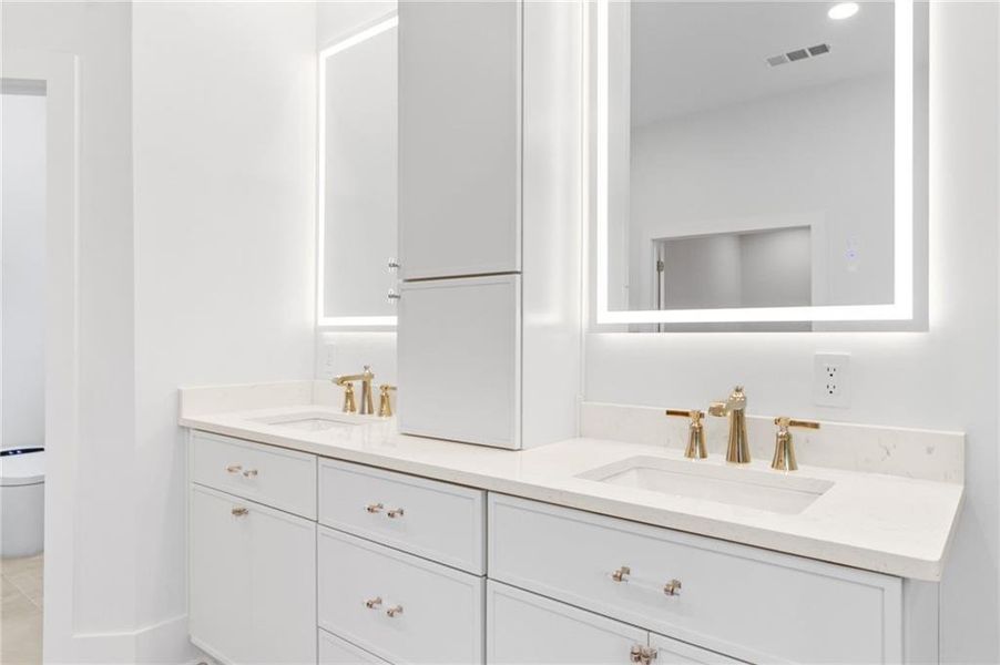 Furnished interior view inside a new home in , Atlanta (Image 12).