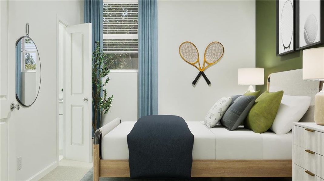 Furnished interior view inside a new home in , Davenport (Image 13).