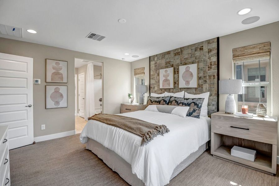 Furnished interior view inside a new home in Ironwood Villages at North Creek, Queen Creek (Image 20).