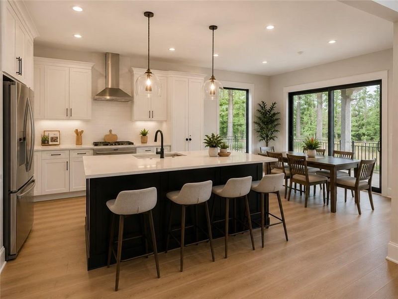Furnished interior view inside a new home in , McDonough (Image 16).