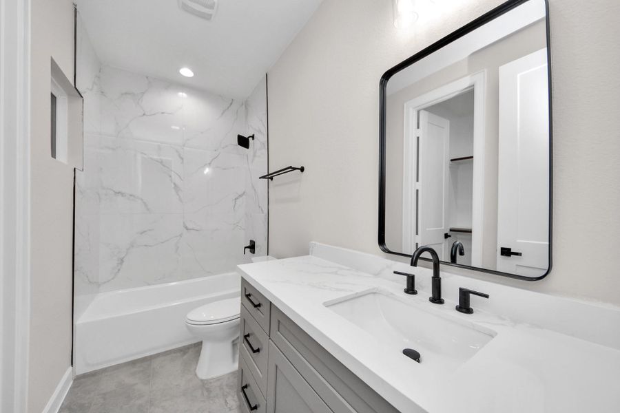 Furnished interior view inside a new home in , Houston (Image 26).