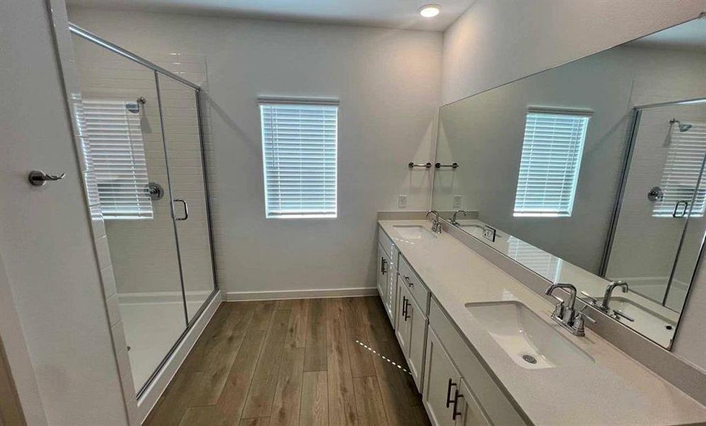 Primary Bathroom Construction Progress featuring the Coastal Collection