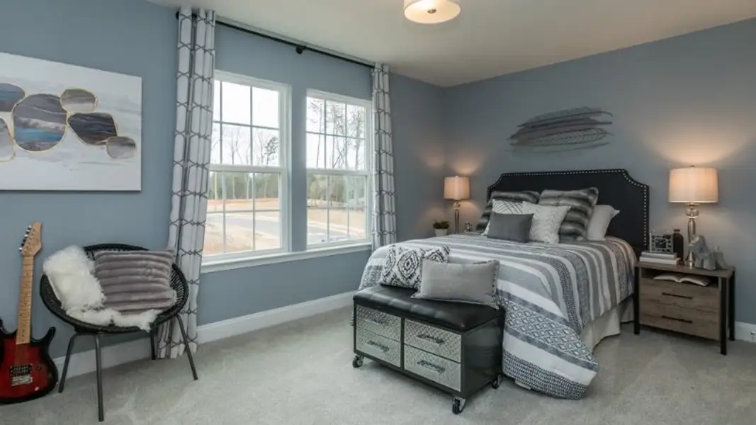 Representative furnished interior of a home built from the Devon by DRB Homes in McBride, Indian Trail (Image 19).