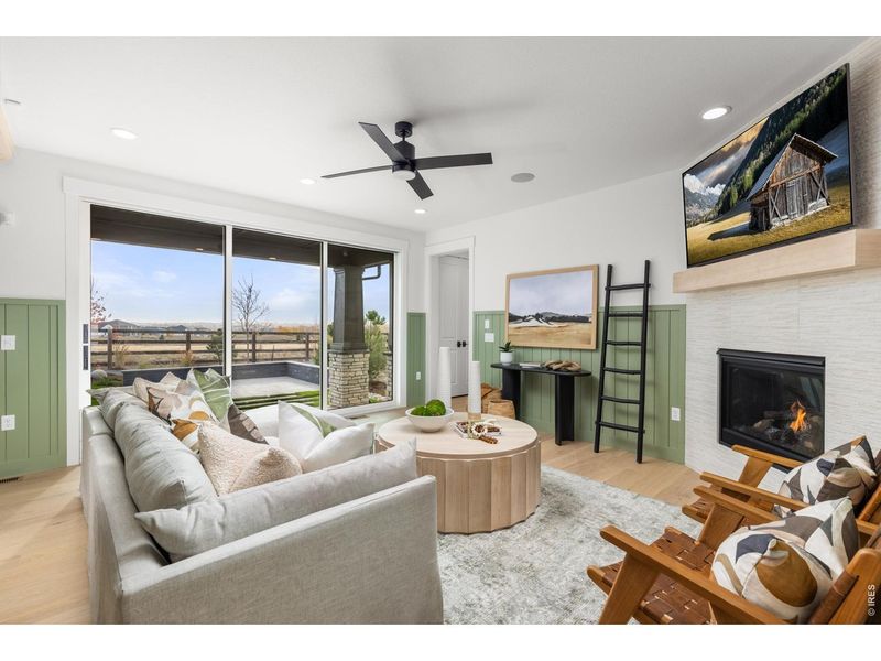 Furnished interior view inside a new home in Barefoot Lakes, Firestone (Image 29).