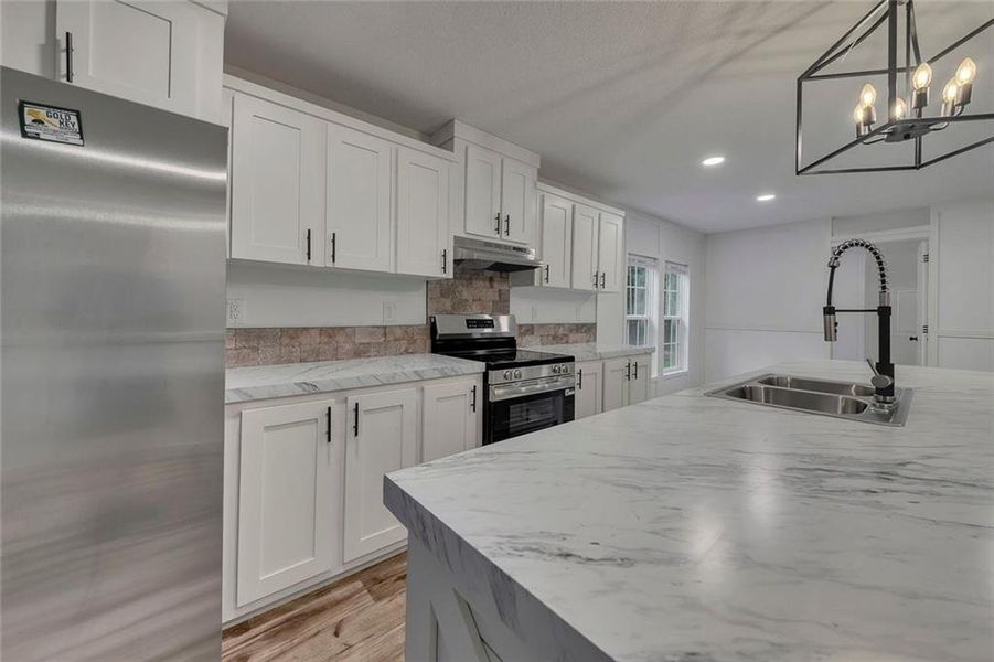 Furnished interior view inside a new home in , Maysville (Image 9).
