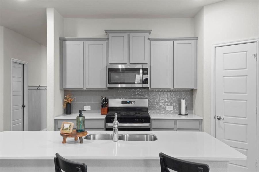 Furnished interior view inside a new home in , Aubrey (Image 6).