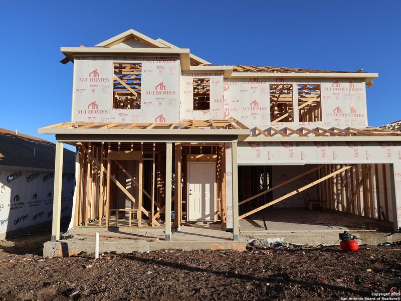 In-progress construction of a new home in Agave, San Antonio, TX (Image 19).