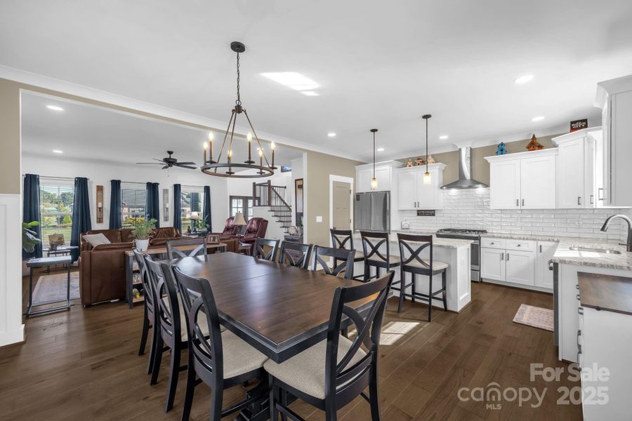 Furnished interior view inside a new home in , Mocksville (Image 8).