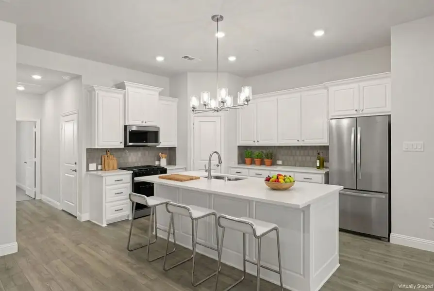 Furnished interior view inside a new home in Woodbridge Villas, Wylie (Image 3).