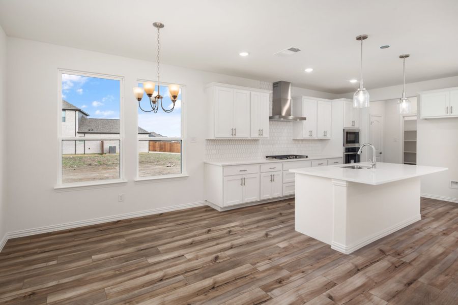 Furnished interior view inside a new home in Edgewater, Fate (Image 6).