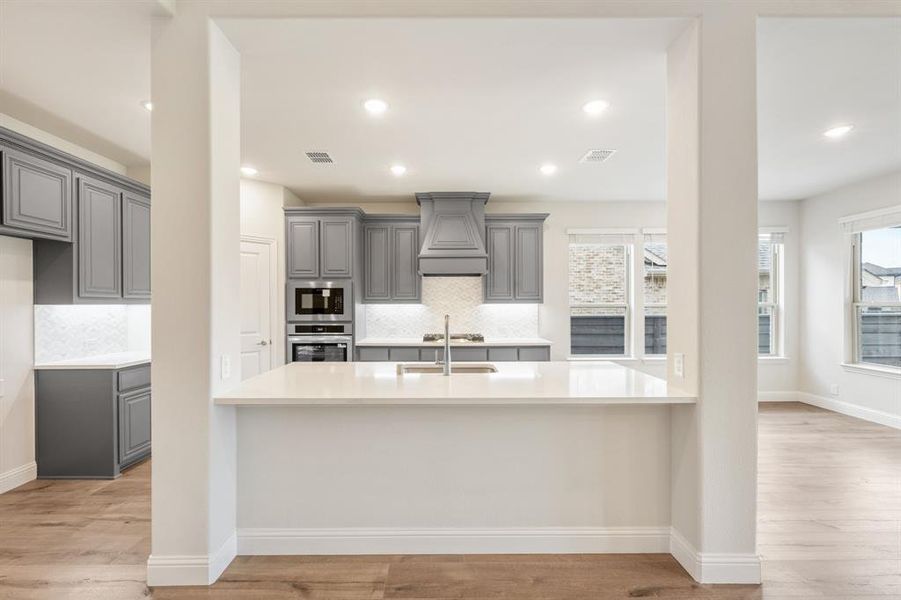 Furnished interior view inside a new home in Union Park Classic 55, Little Elm (Image 8).