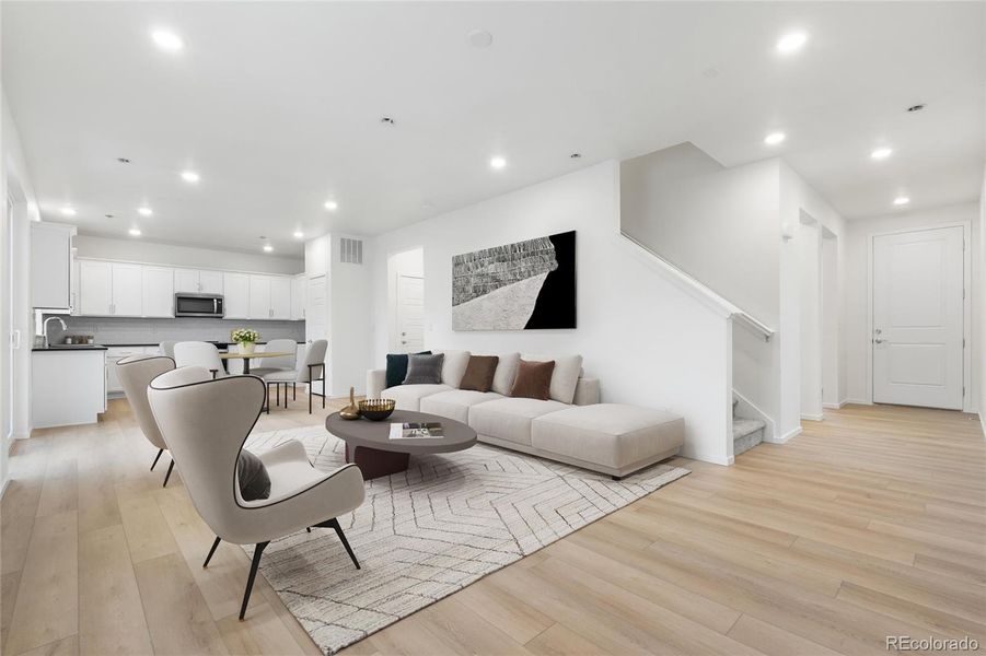Furnished interior view inside a new home in Wolf Creek Run West, Strasburg (Image 17).