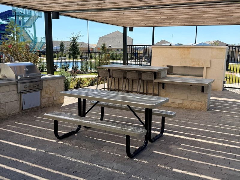 View of patio / terrace with exterior kitchen View of patio / terrace with exterior kitchen