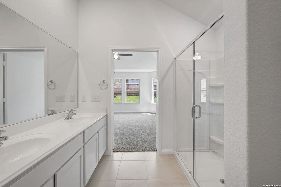 Furnished interior view inside a new home in Mesquite Ridge, San Antonio (Image 18).
