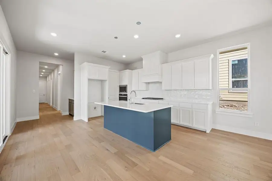 Furnished interior view inside a new home in The Heights at Uptown Celina, Celina (Image 9). Furnished interior view inside a new home in The Heights at Uptown Celina, Celina (Image 9).