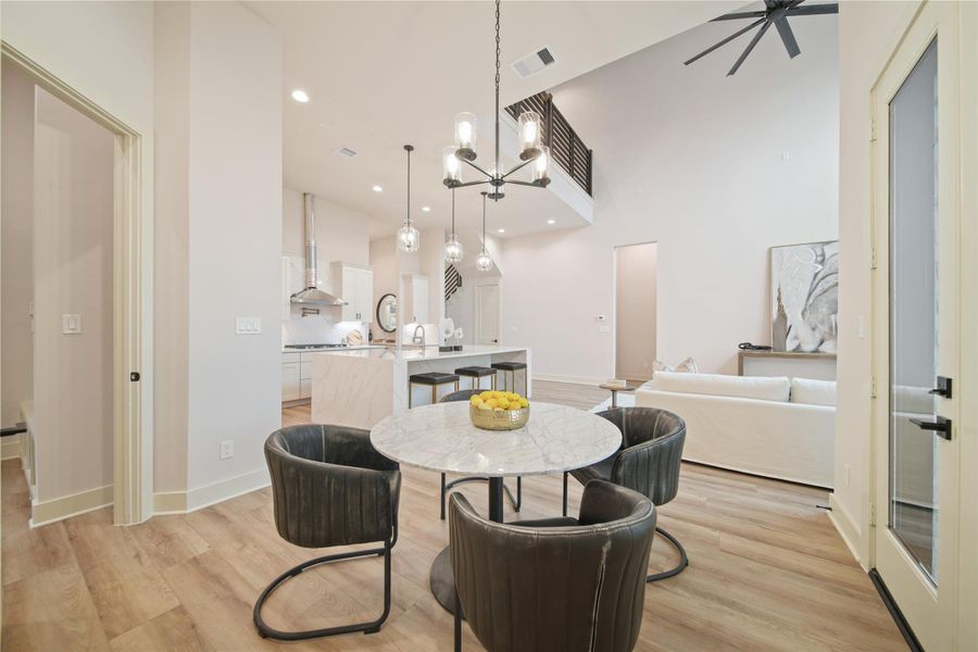 Furnished interior view inside a new home in , Houston (Image 4).