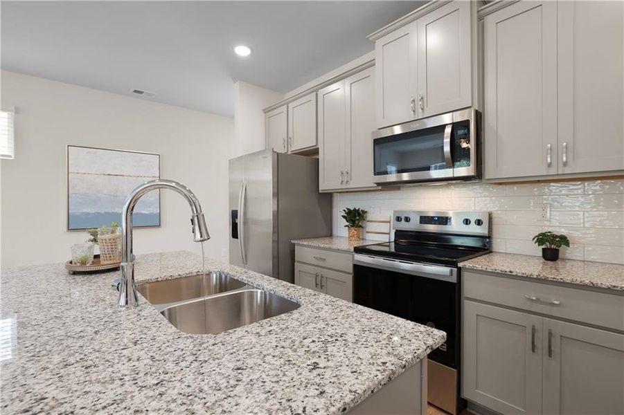 Furnished interior view inside a new home in Walden Park – The Retreat, Jonesboro (Image 6).