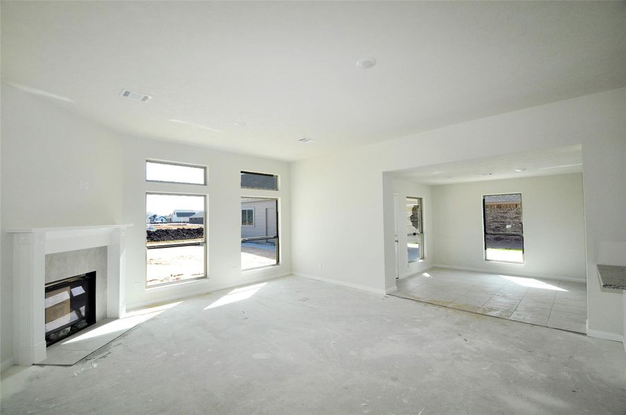 In-progress construction of a new home in , League City, TX (Image 34).