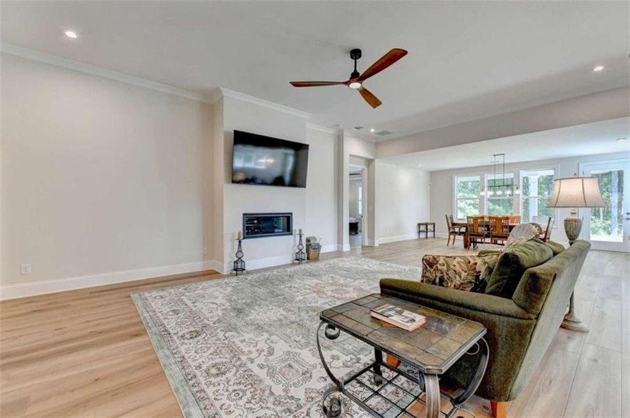 Furnished interior view inside a new home in , Hoschton (Image 43).