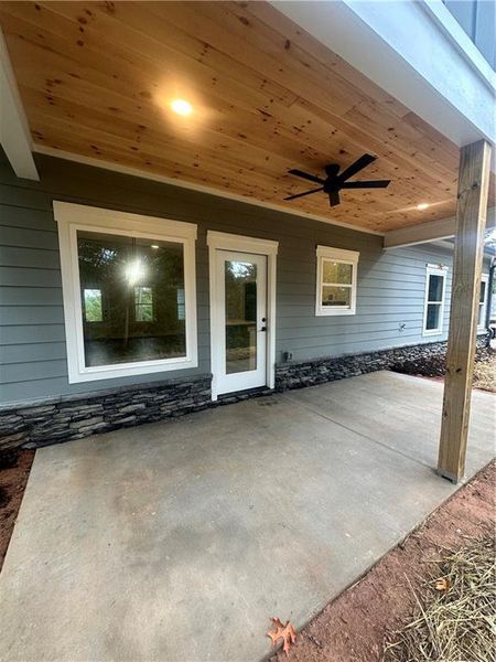 Exterior details and patio area of a home in , Cumming (Image 18).