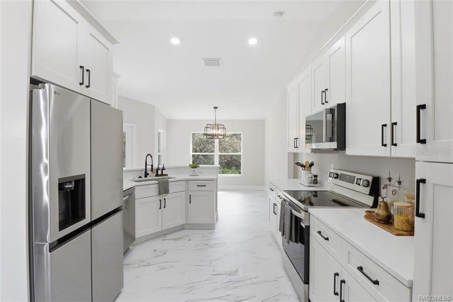 Furnished interior view inside a new home in , Citrus Springs (Image 16).