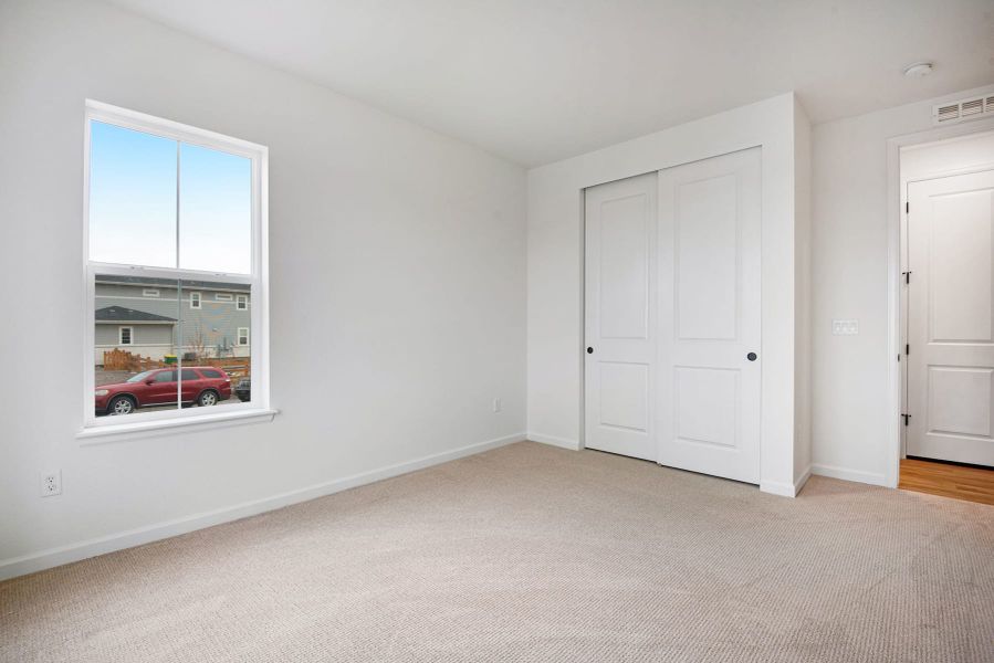 Spacious, unfurnished interior of a new home in The Aurora Highlands, Aurora (Image 23). Spacious, unfurnished interior of a new home in The Aurora Highlands, Aurora (Image 23).