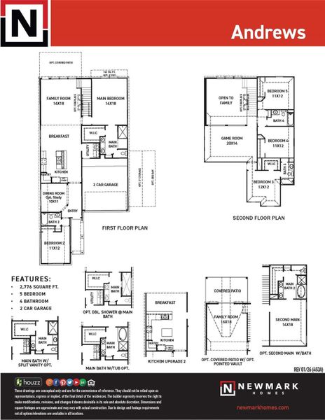 2D floor plan layout of this home in , Hockley, TX (Image 3).