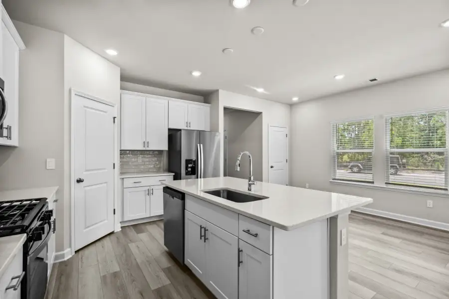 Furnished interior view inside a new home in Waterside - Boardwalk Series, Longs (Image 5). Furnished interior view inside a new home in Waterside - Boardwalk Series, Longs (Image 5).