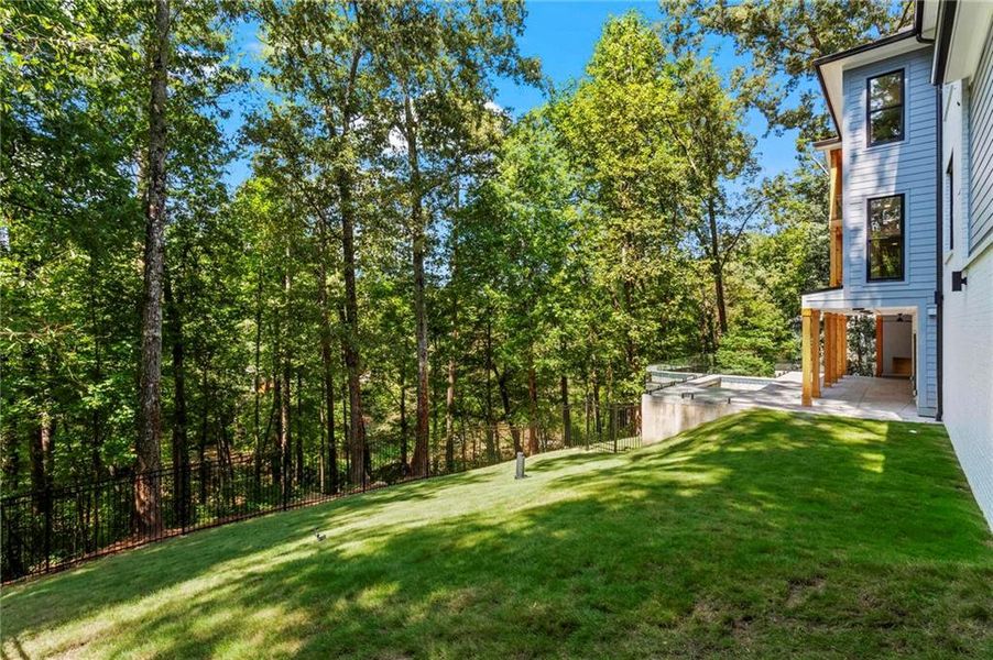 Exterior details and patio area of a home in , Marietta (Image 32).