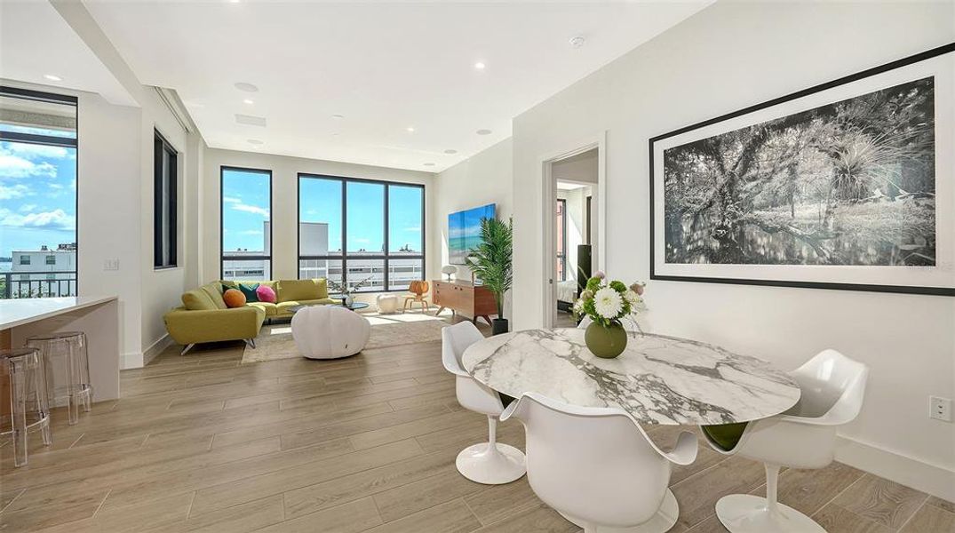 Furnished interior view inside a new home in , Sarasota (Image 6).