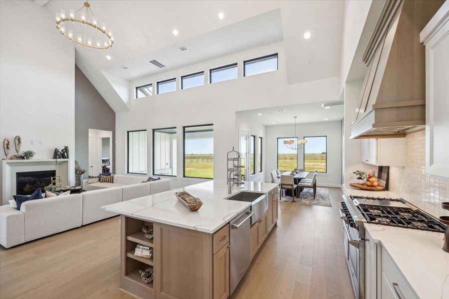 Furnished interior view inside a new home in Lakeview, Waller (Image 3). Furnished interior view inside a new home in Lakeview, Waller (Image 3).
